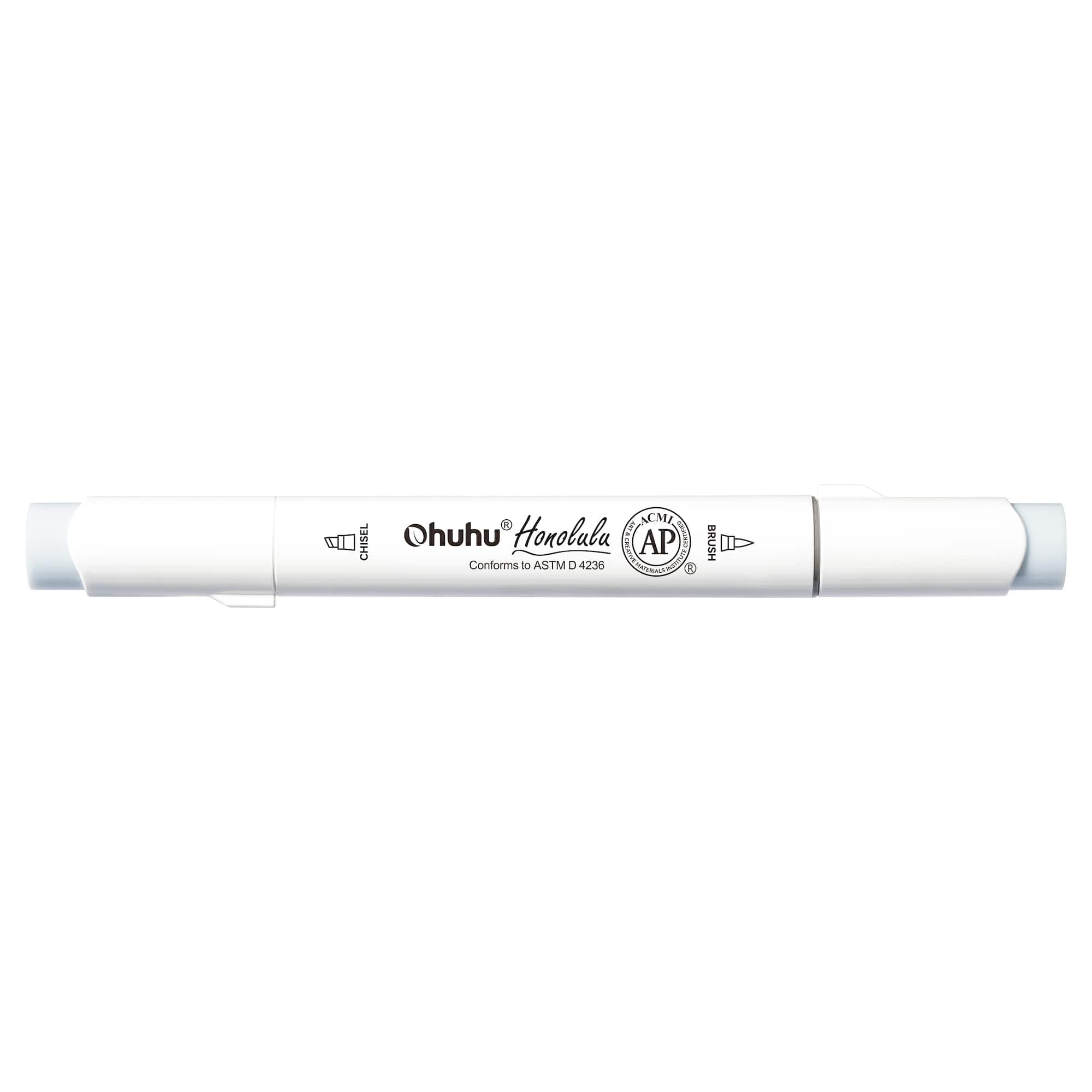 Ohuhu® Honolulu Brush & Chisel Dual Tip Marker